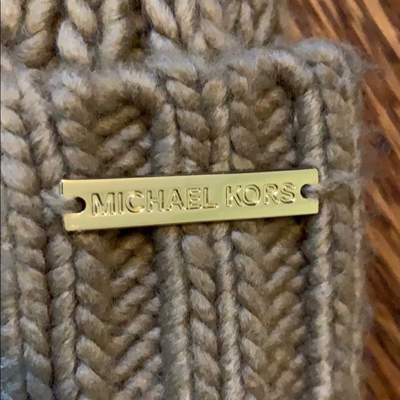 Michael Kors Khaki Beanie - Picture 2 of 2